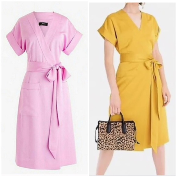 J. Crew Dresses & Skirts - NWT J. Crew Satin Wrap Dress